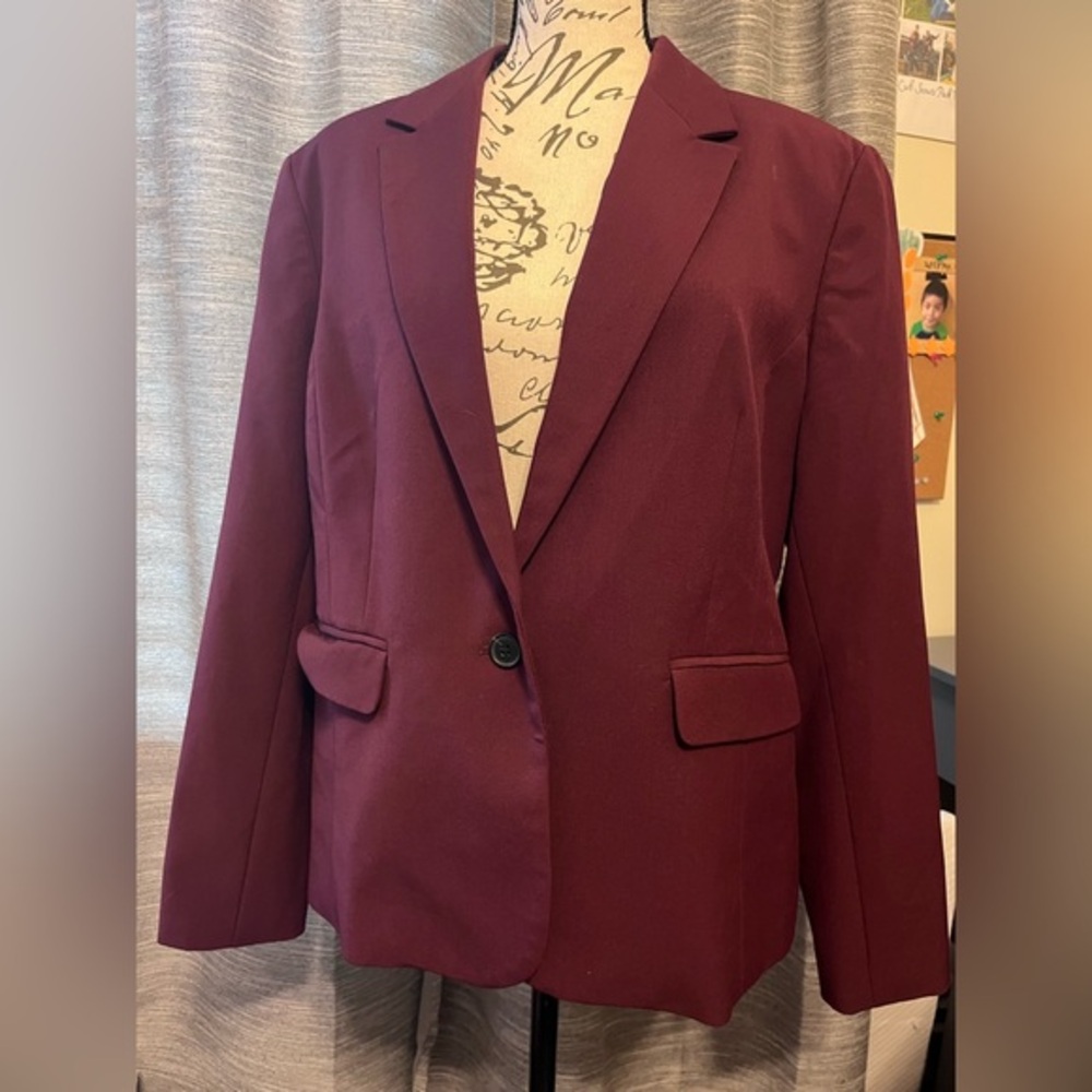 Worthington Deep Red Blazer